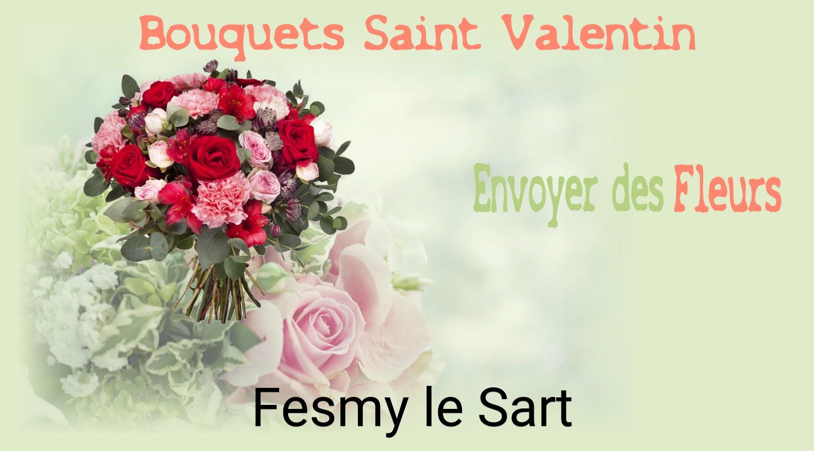 Roses de Saint-Valentin livrées à Fesmy-le-Sart